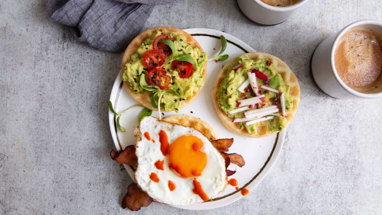 Dosa Avocado Toast Waffle